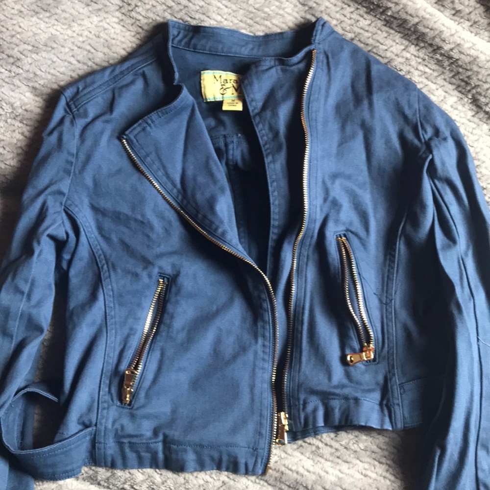 Blue retro jacket